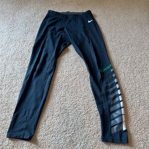 Nike University of Oregon Black Athletic Leggings